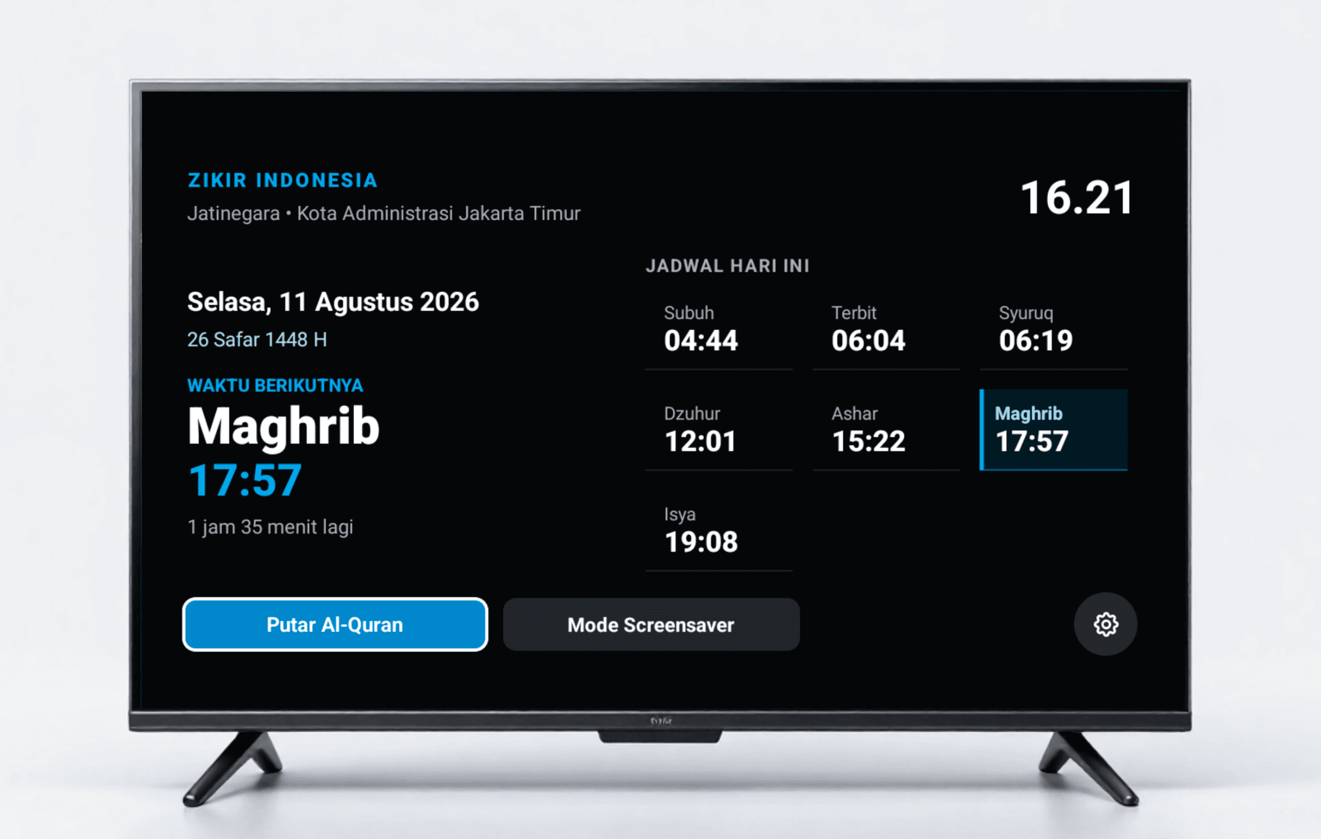 Zikir Indonesia di Android TV