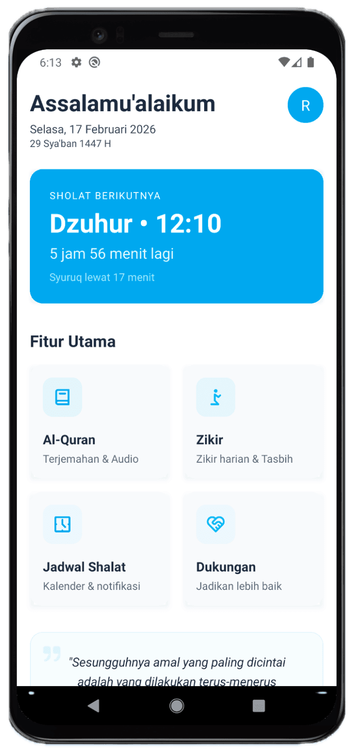 Zikir Indonesia Android App Screenshot